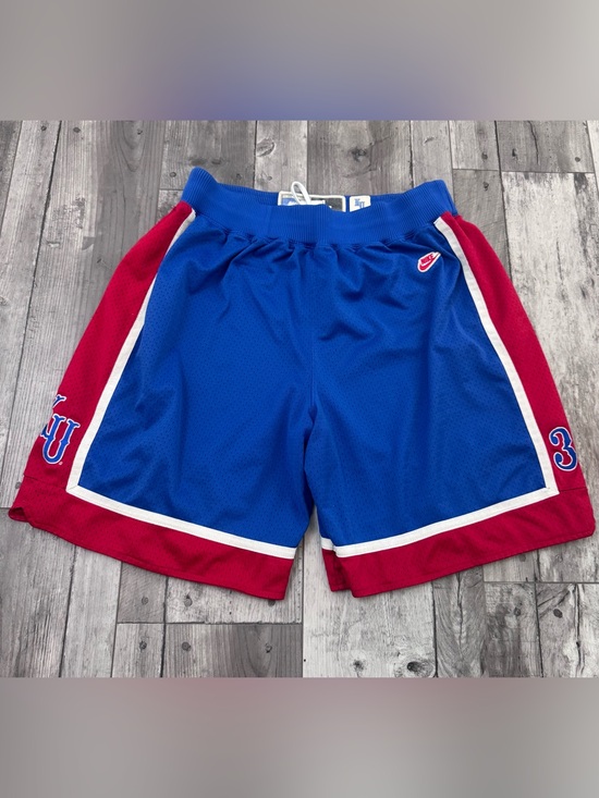 Nike Other - Vintage 1995 Nike Kansas Jayhawks Basketball Shorts Mesh Mens XL KU 34 FLAW